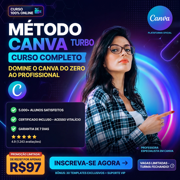 Canva na Prática Pro + Pack de Criativos